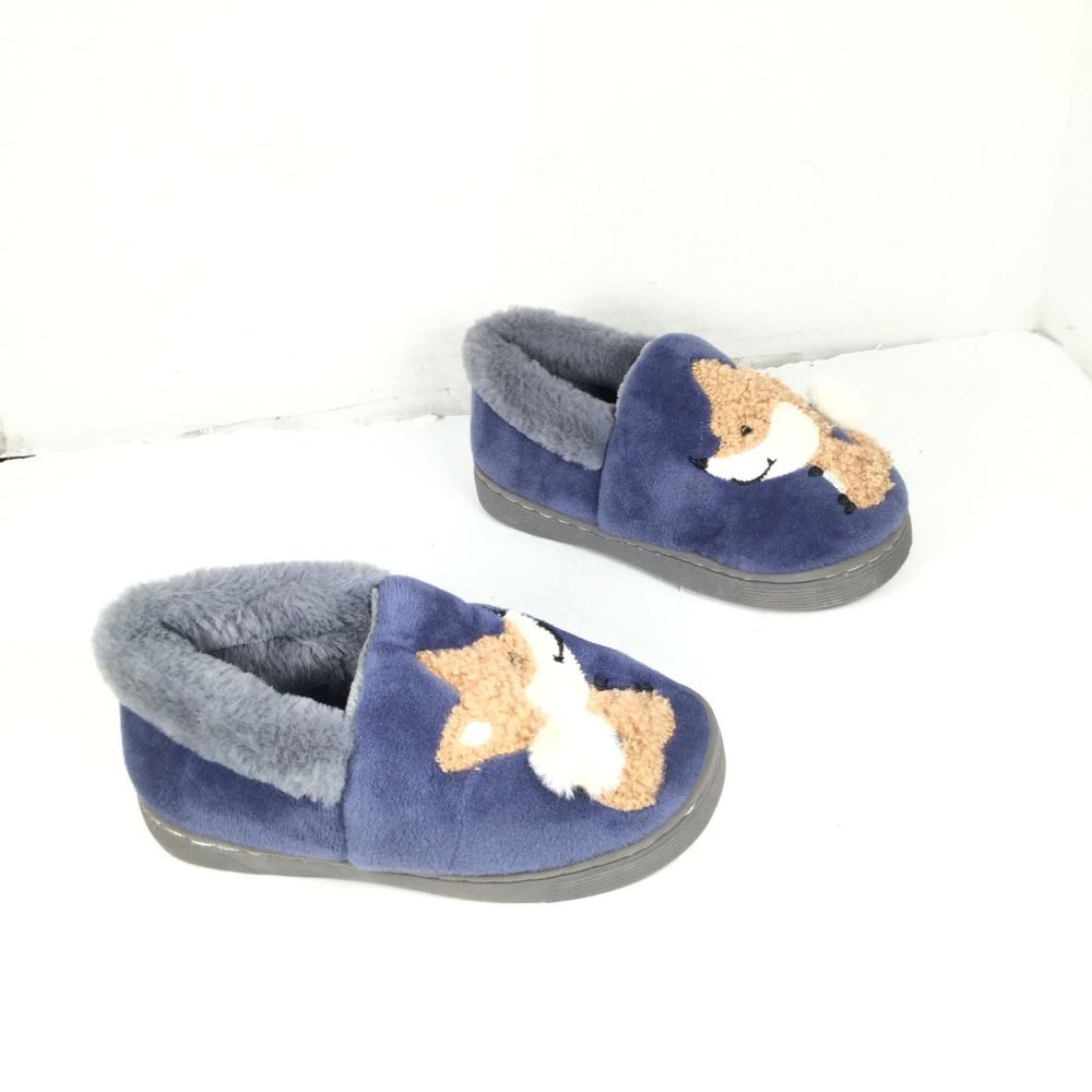 Mario Toddler Boys Slippers Slip-On Blue/Grey Size EU 18-19 / US 3-4